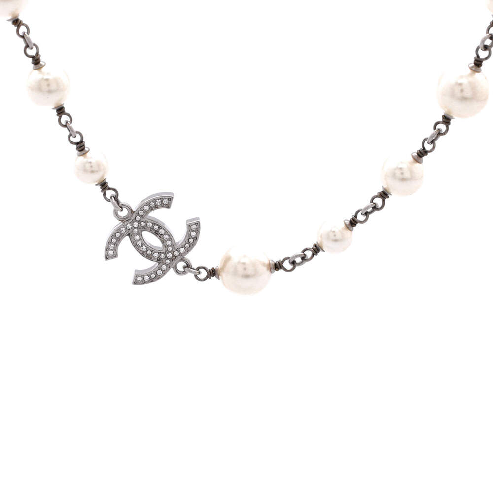 Chanel CC Station Long Necklace